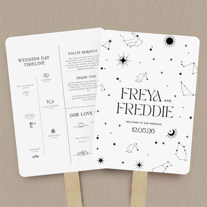 Freya Order Of Service - Ivy and Gold Wedding Stationery