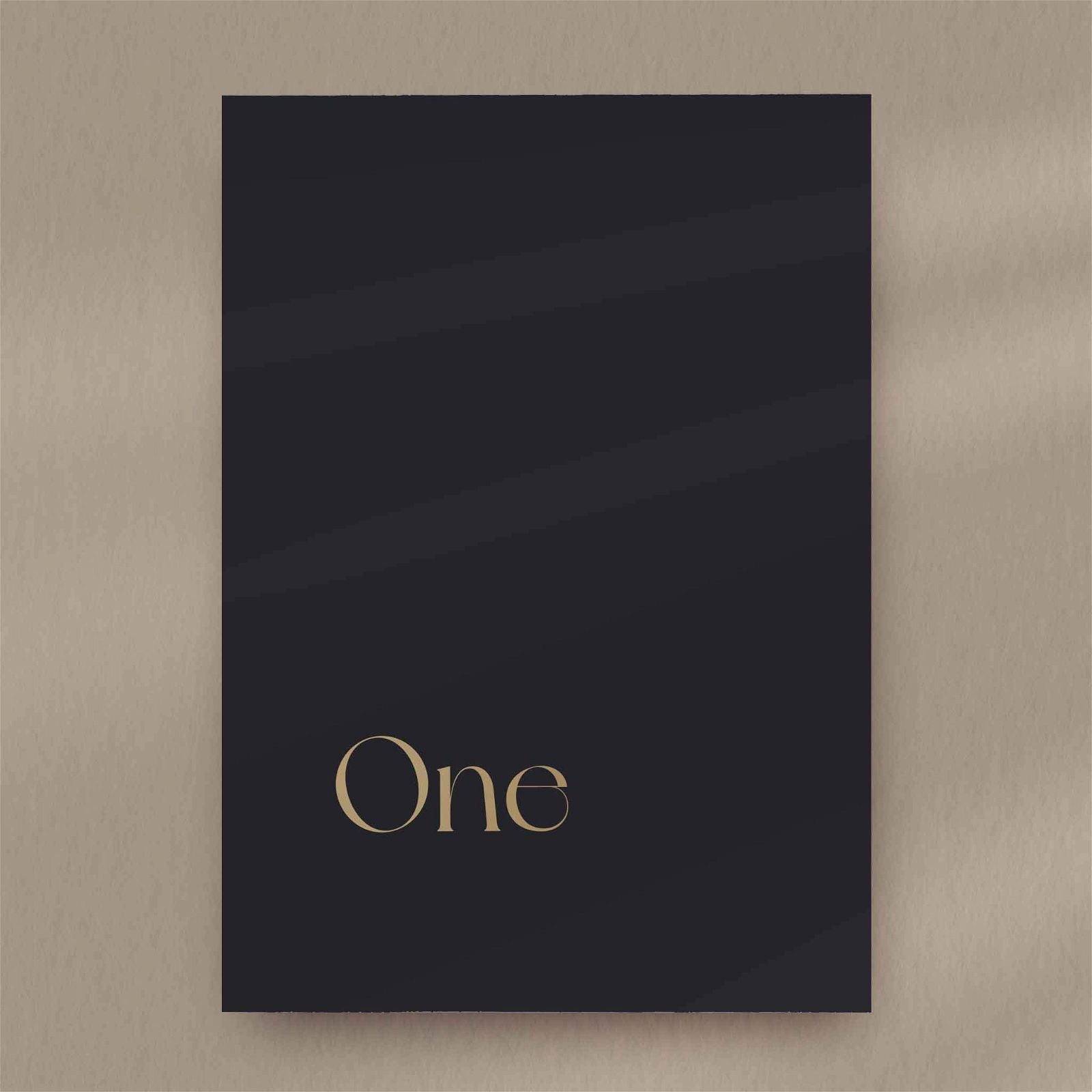 Gianna | Minimalist Table Number - Ivy and Gold Wedding Stationery