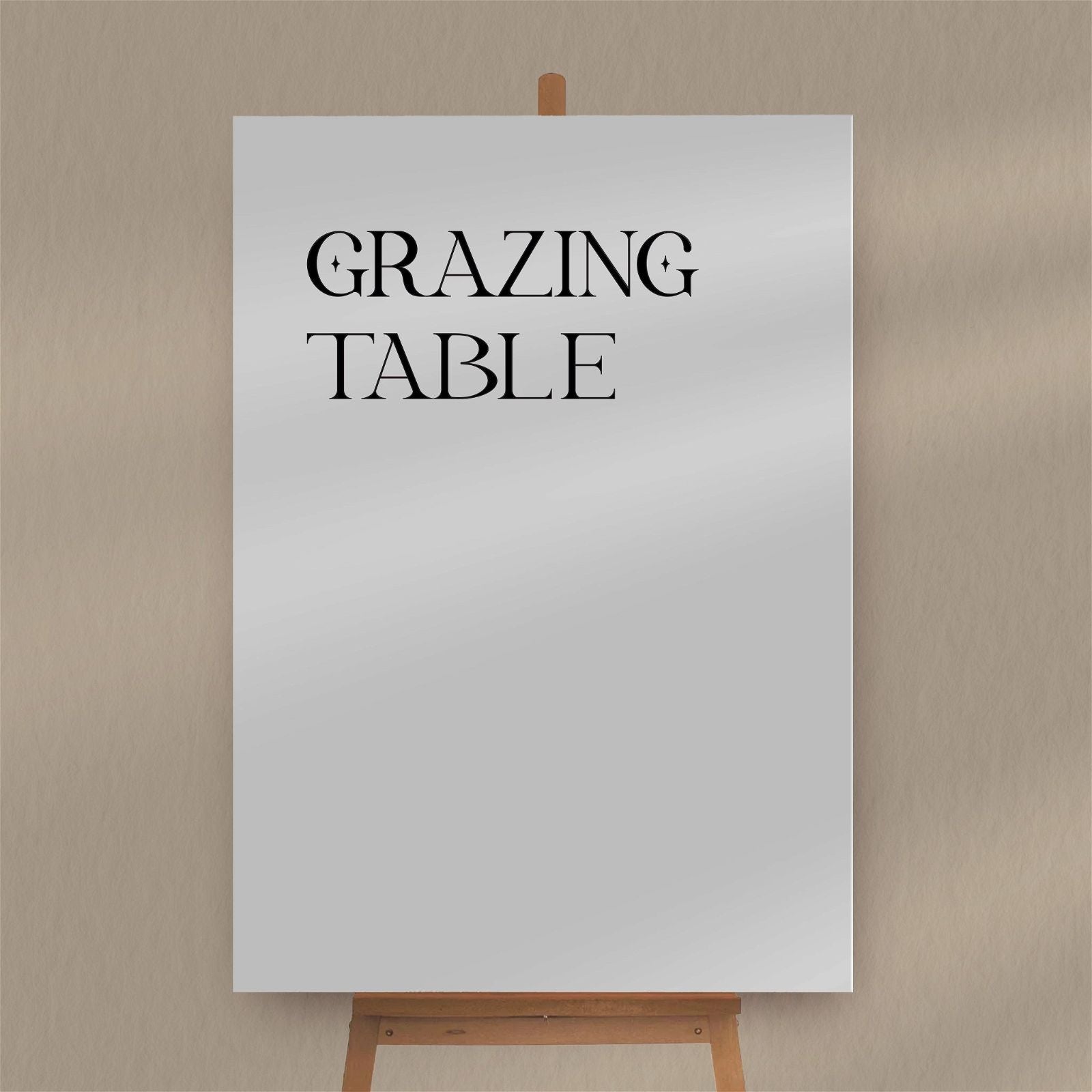 Grazing Table Sign - Ivy and Gold Wedding Stationery