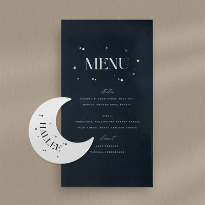 Hallee Menu - Ivy and Gold Wedding Stationery