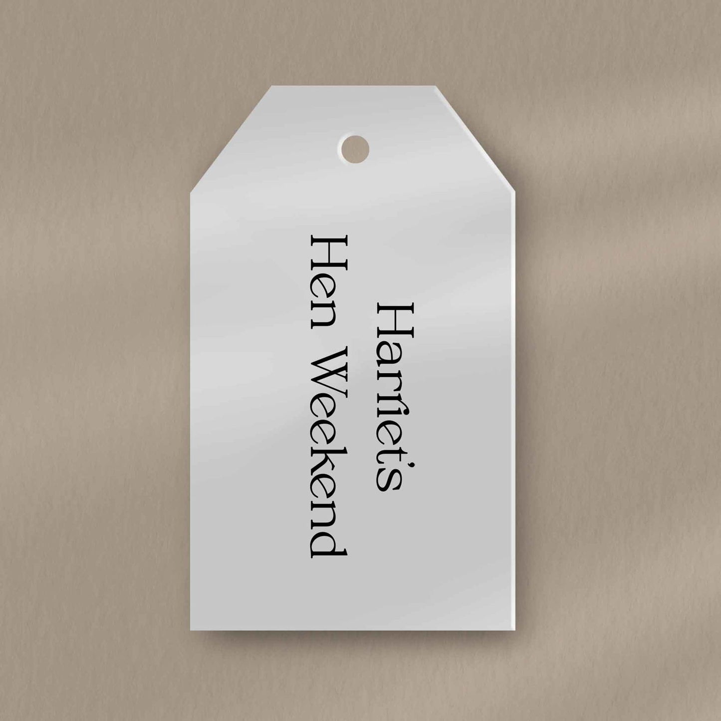 Hen Weekend Favour Tags - Ivy and Gold Wedding Stationery
