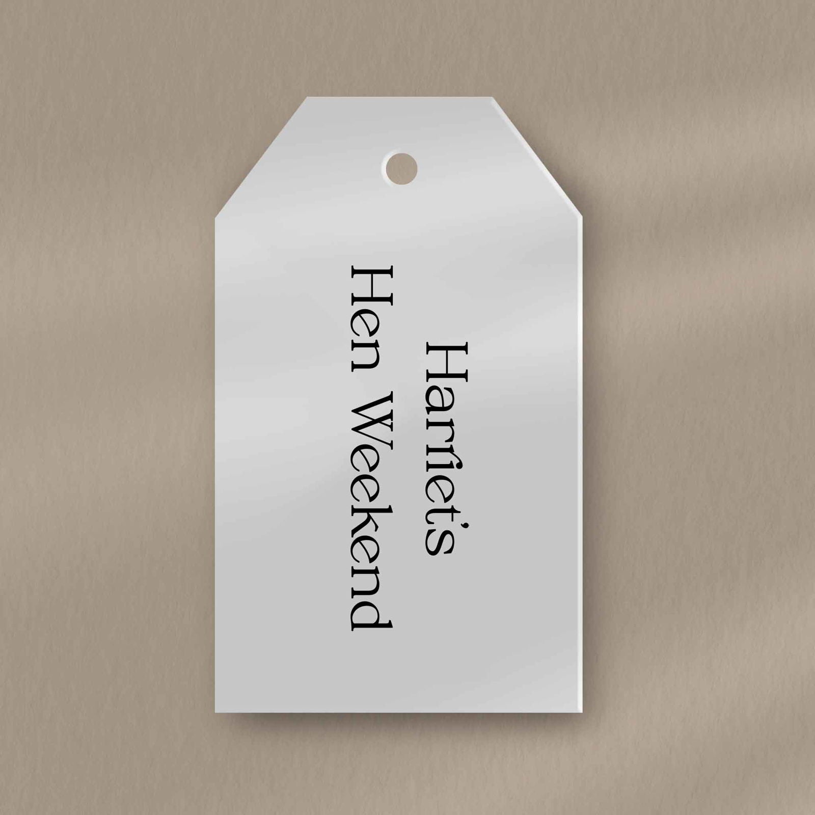 Hen Weekend Favour Tags - Ivy and Gold Wedding Stationery