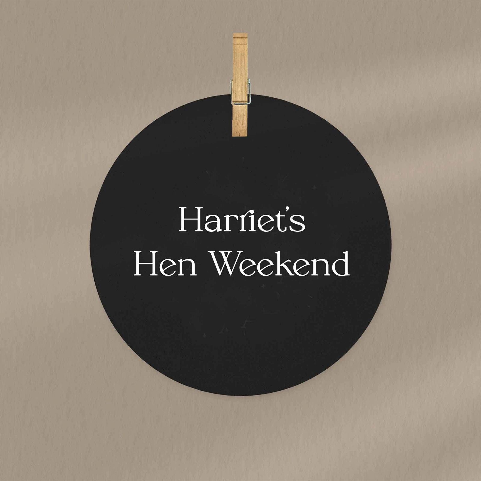 Hen Weekend Favour Tags - Ivy and Gold Wedding Stationery