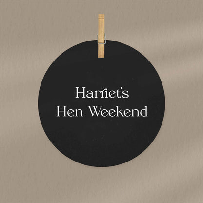 Hen Weekend Favour Tags - Ivy and Gold Wedding Stationery