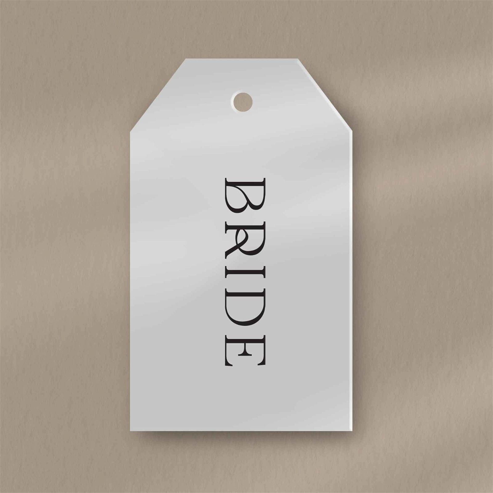 Individual Name Favour Tags - Ivy and Gold Wedding Stationery