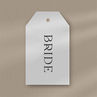 Individual Name Favour Tags - Ivy and Gold Wedding Stationery