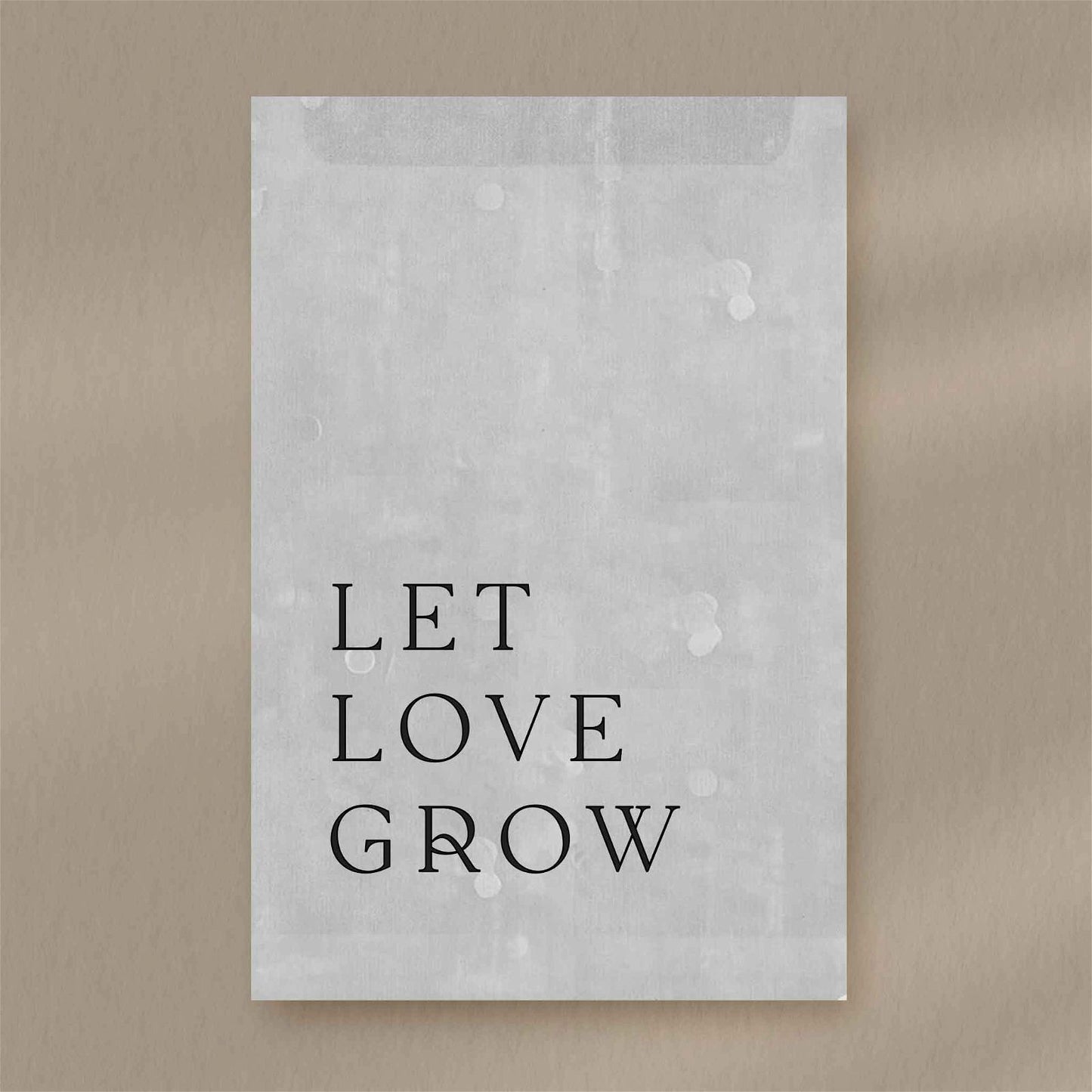 Let Love Grow Favour Tags - Ivy and Gold Wedding Stationery