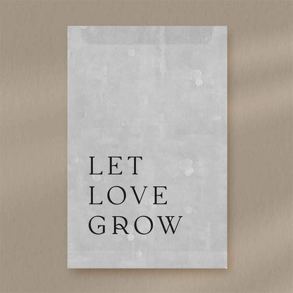 Let Love Grow Favour Tags - Ivy and Gold Wedding Stationery