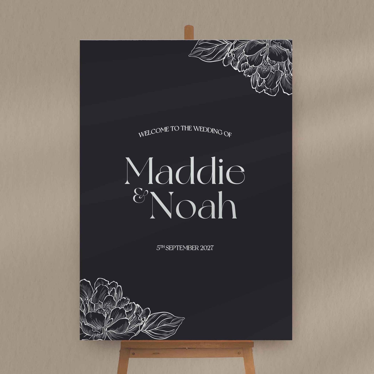 Maddie Welcome Sign