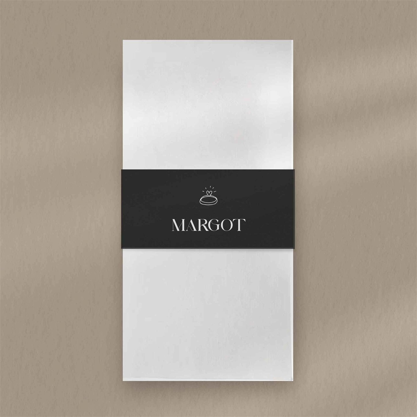 Margot | Ring Place Card - Ivy and Gold Wedding Stationery