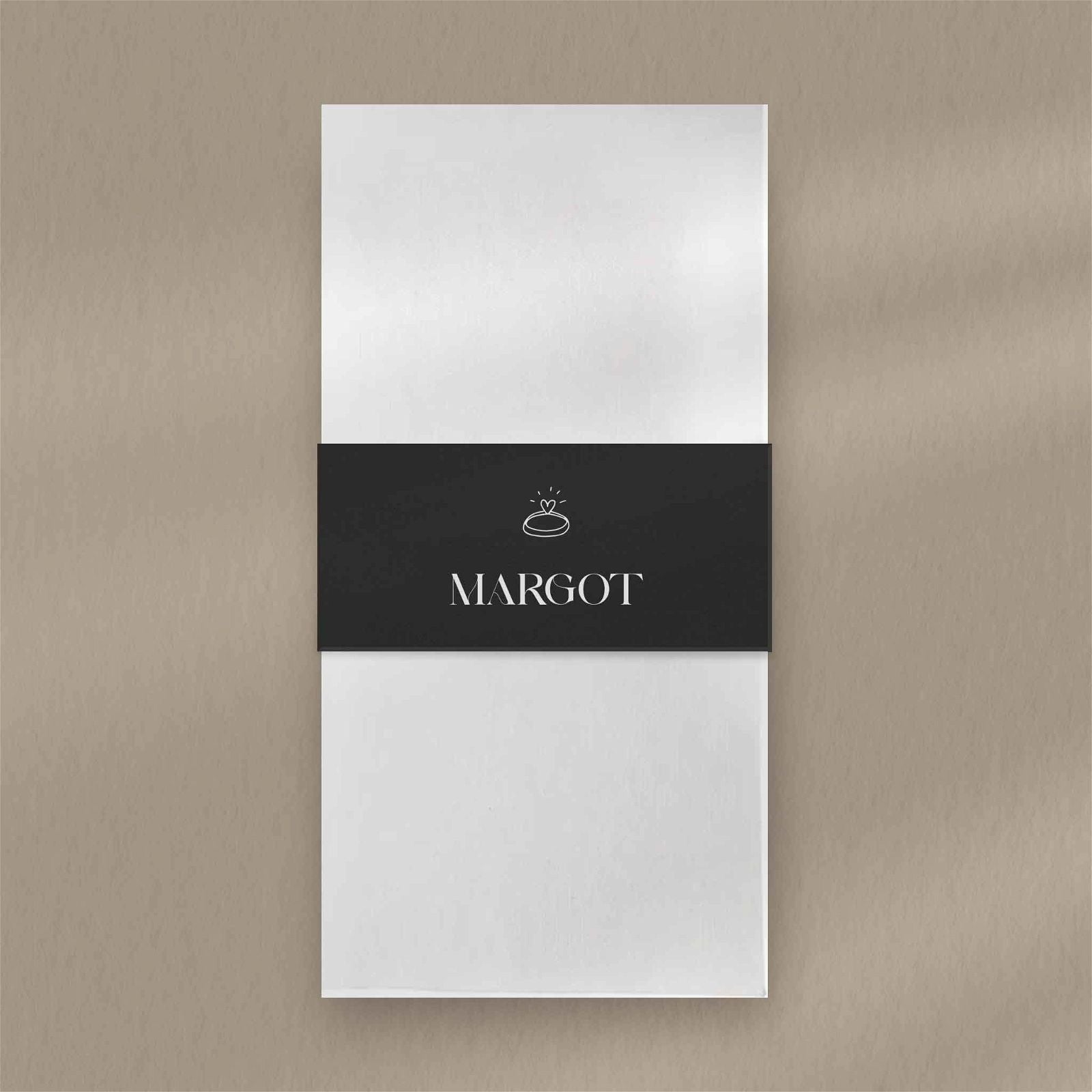 Margot | Ring Place Card - Ivy and Gold Wedding Stationery