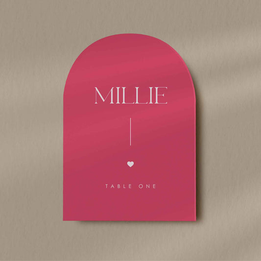 Millie Place Card