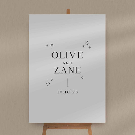 Olive Welcome Sign