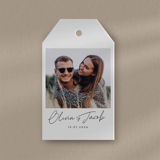 Polaroid Photo Favour Tags - Ivy and Gold Wedding Stationery