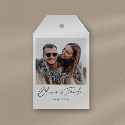 Polaroid Photo Favour Tags - Ivy and Gold Wedding Stationery
