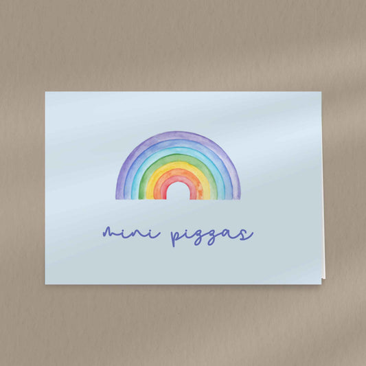 Rainbow Place Card