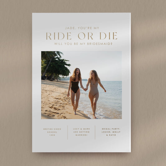 Ride Or Die Card