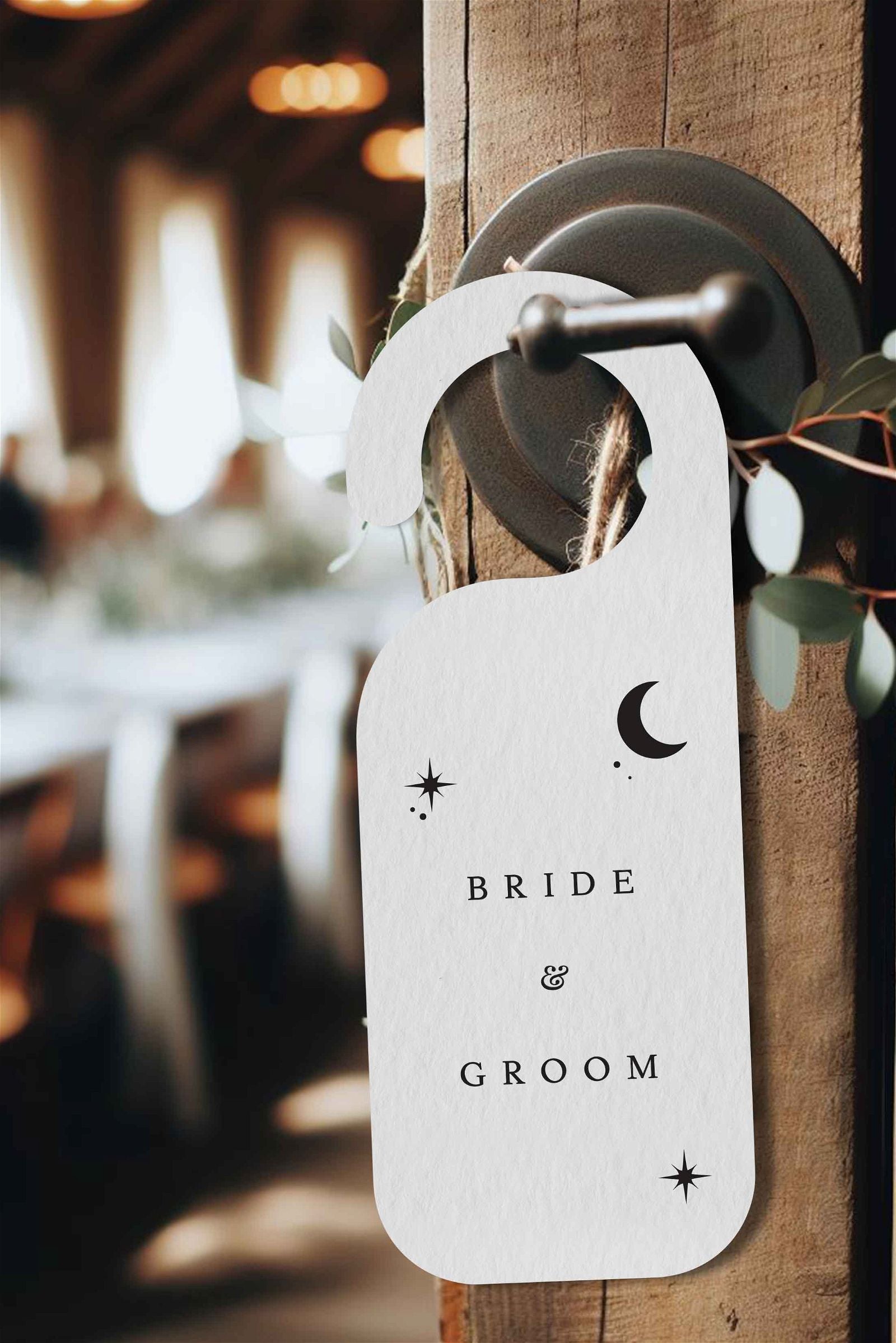 Reserved Seat / Room Sign - Ivy and Gold Wedding Stationery