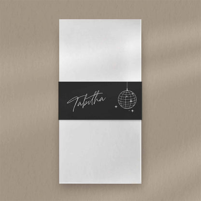 Tabitha | Disco Place Cards - Ivy and Gold Wedding Stationery