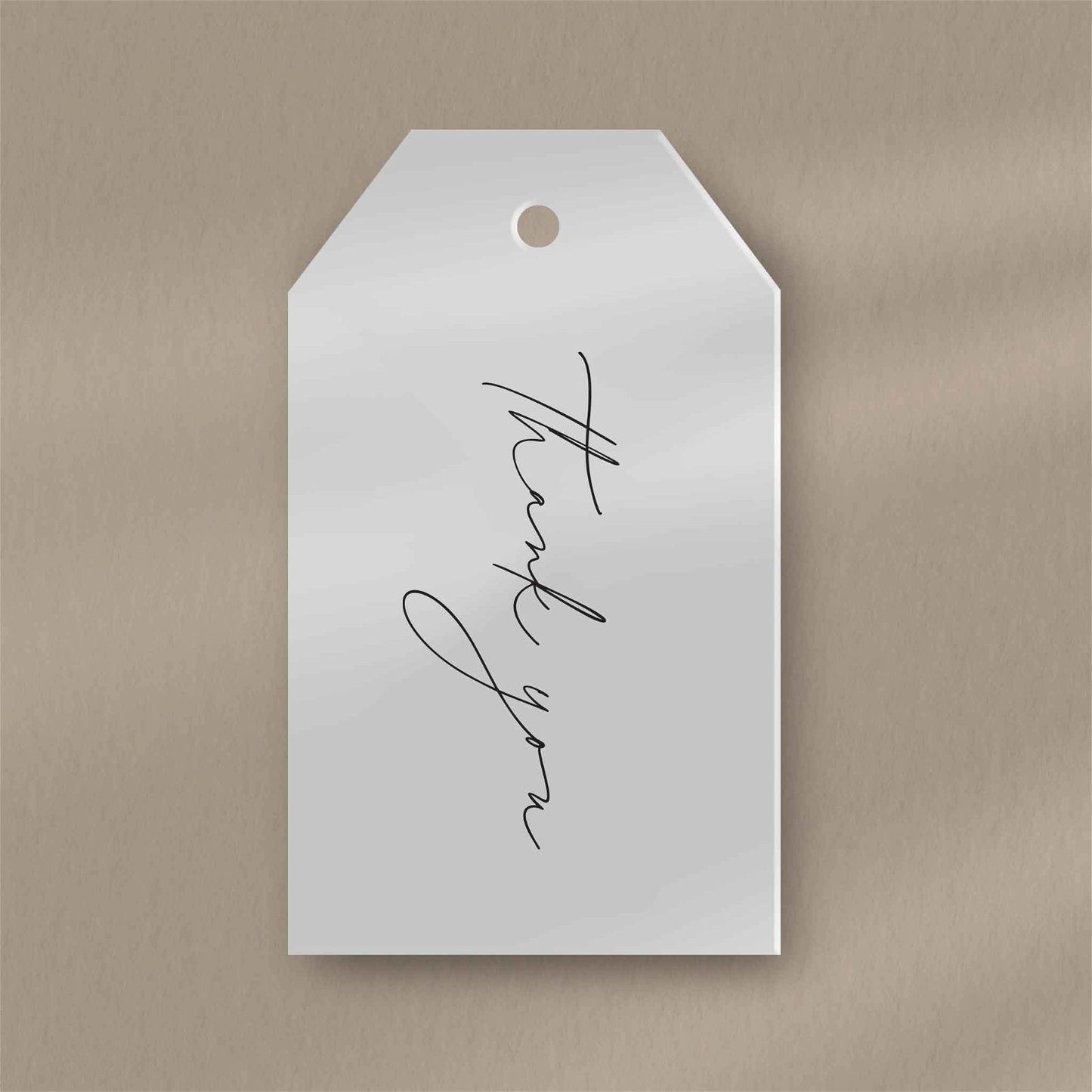Thank You Favour Tags - Ivy and Gold Wedding Stationery