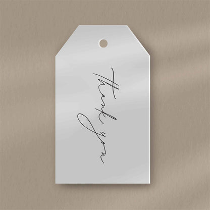 Thank You Favour Tags - Ivy and Gold Wedding Stationery