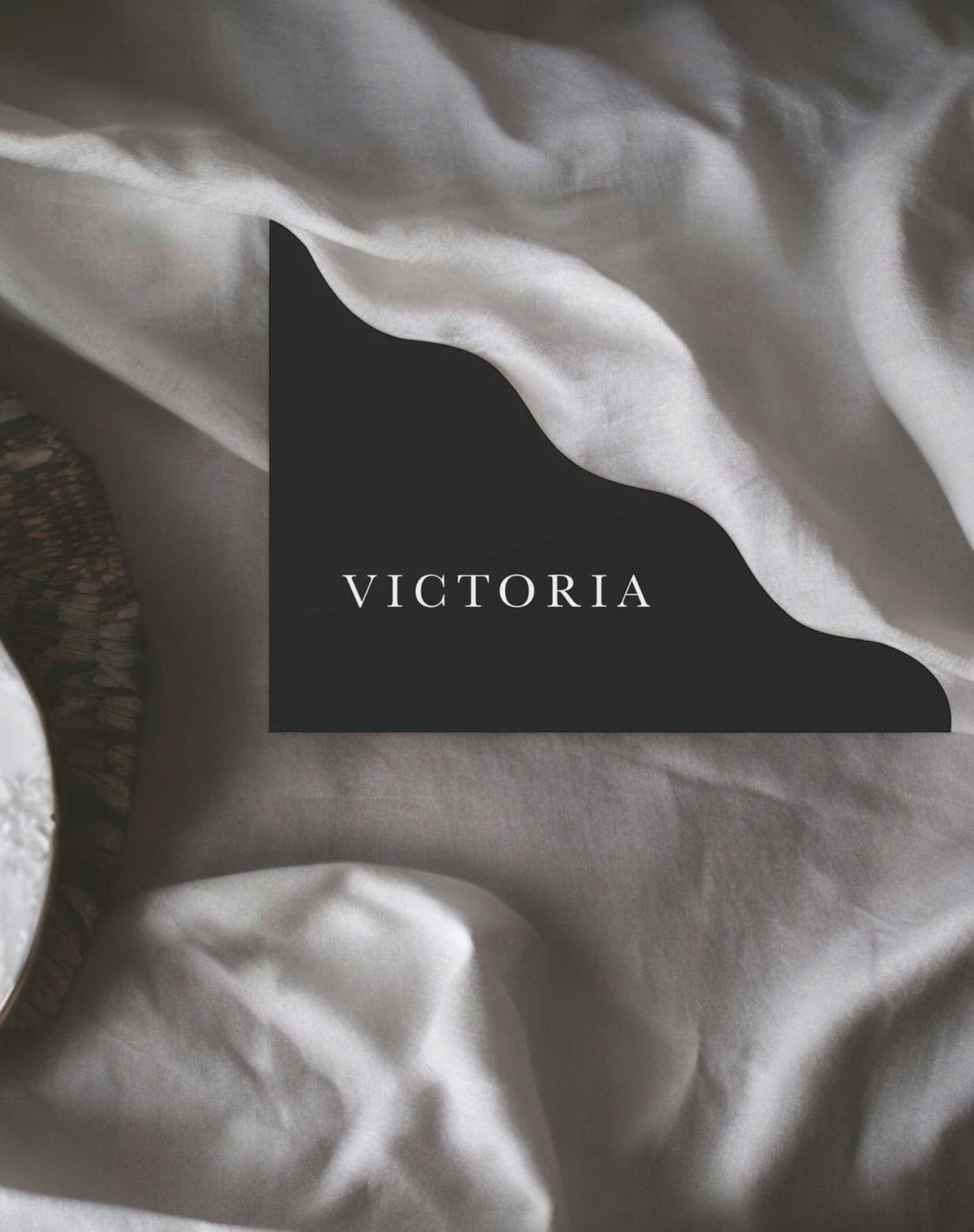 Victoria | Formal Place Card - Ivy and Gold Wedding Stationery