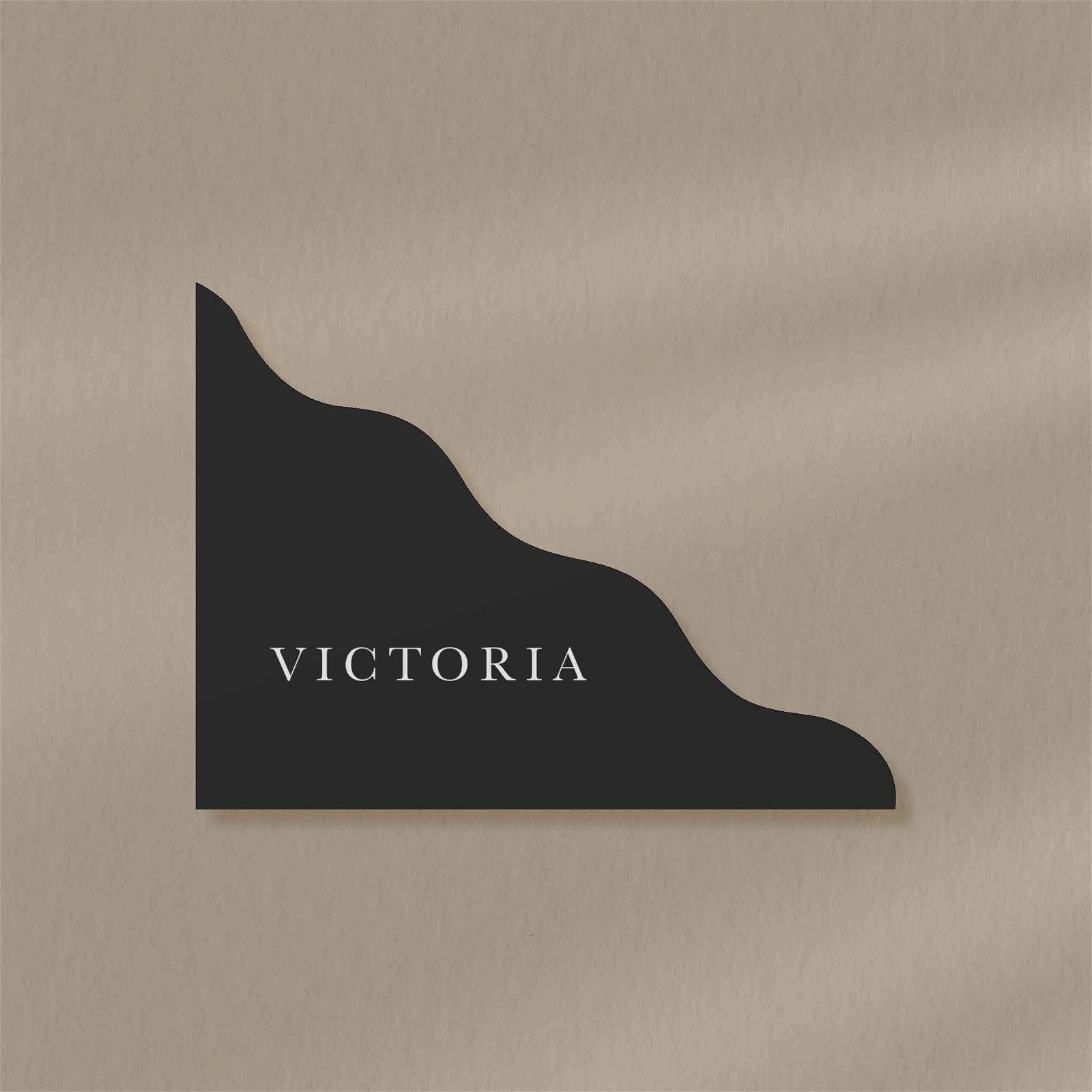 Victoria | Formal Place Card - Ivy and Gold Wedding Stationery