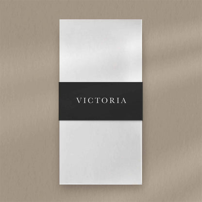 Victoria | Formal Place Card - Ivy and Gold Wedding Stationery