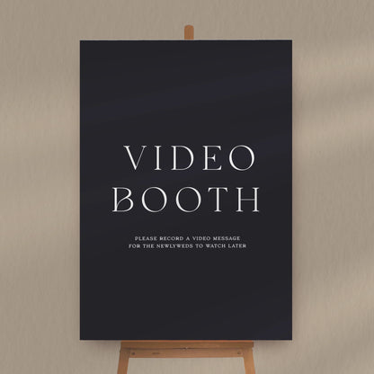 Video Booth Sign
