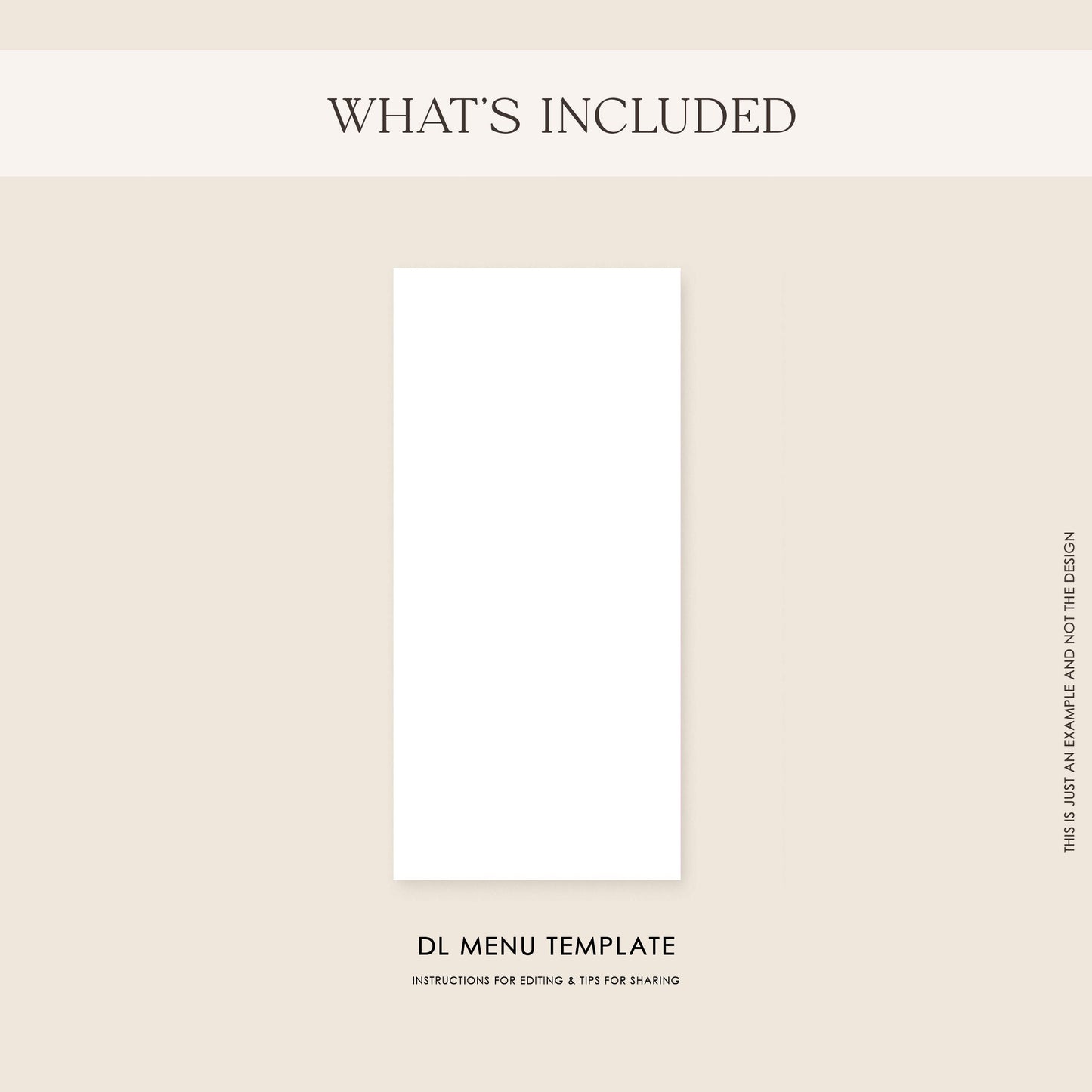 Ailsa Menu Ivy and Gold Wedding Stationery