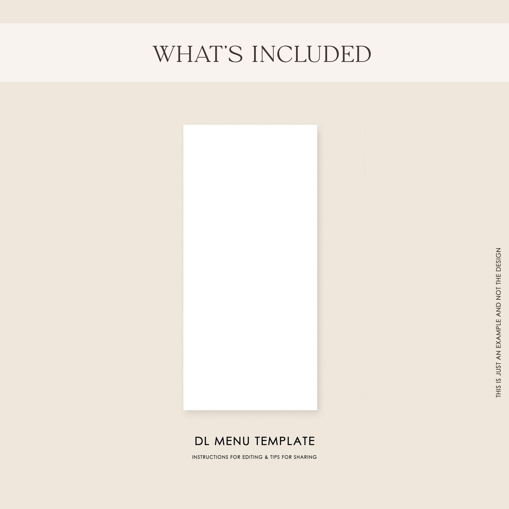 Ailsa Menu Ivy and Gold Wedding Stationery