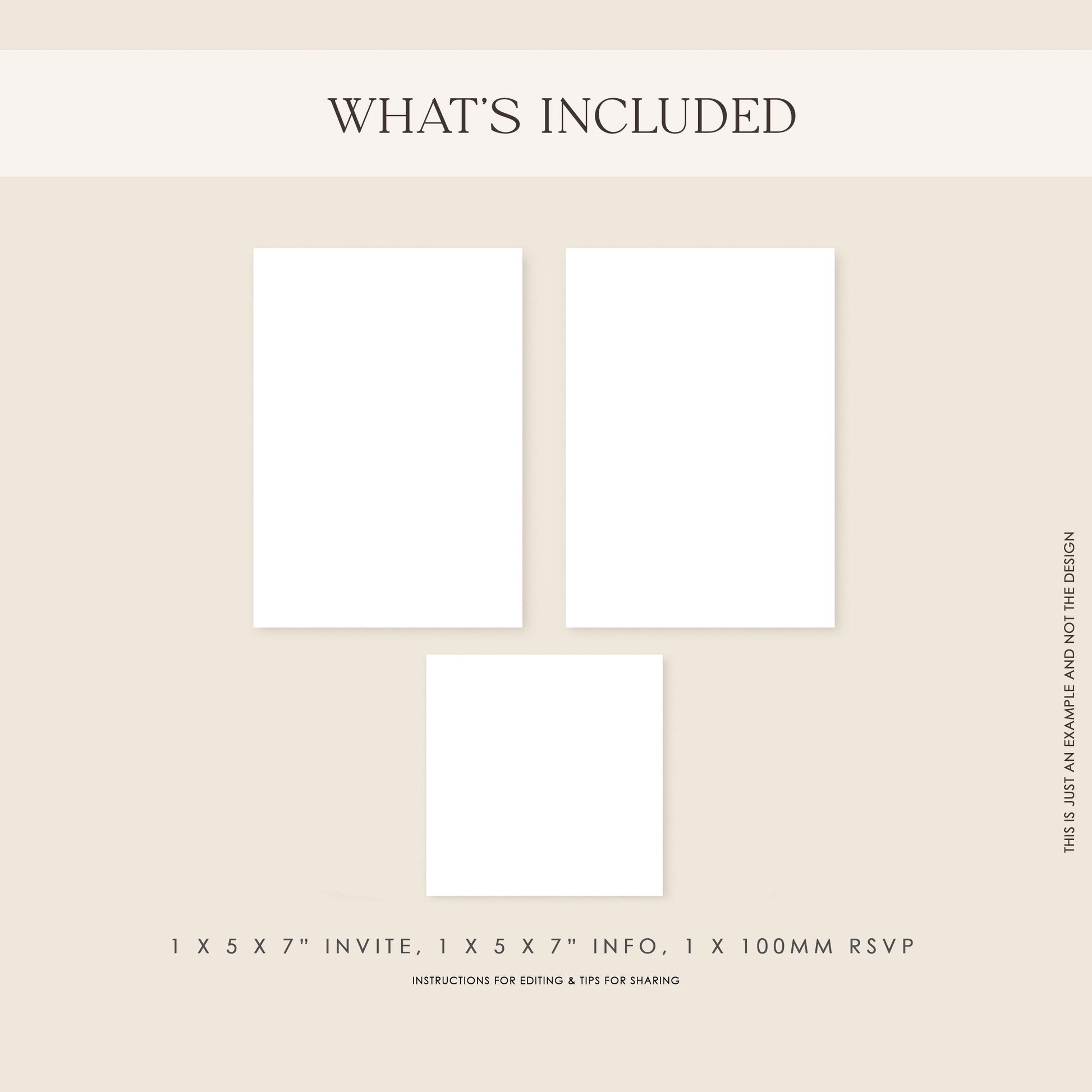Daisy Photo Strip Wedding Invitation - Unique Photo Booth Style Ivy and Gold Wedding Stationery