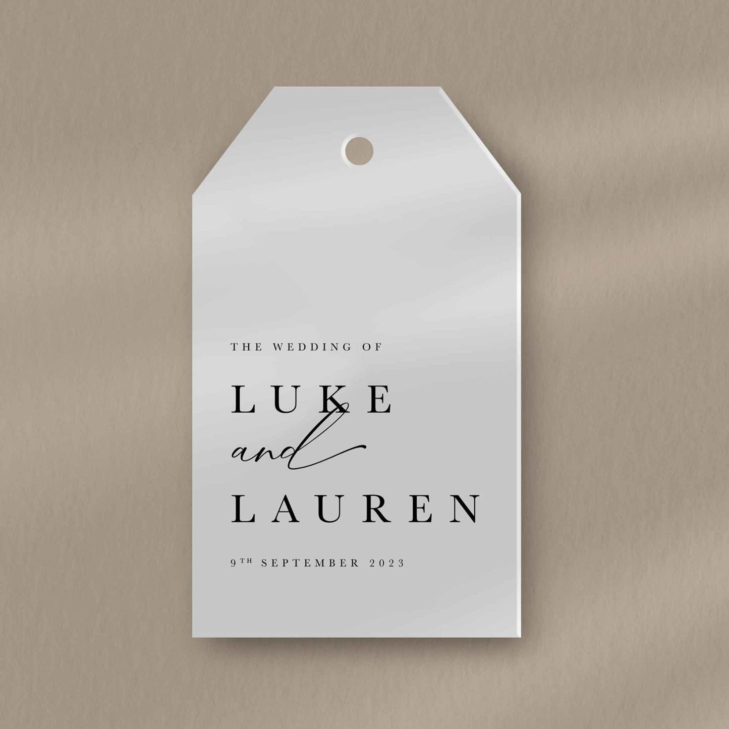 Wedding Favour Tags - Ivy and Gold Wedding Stationery