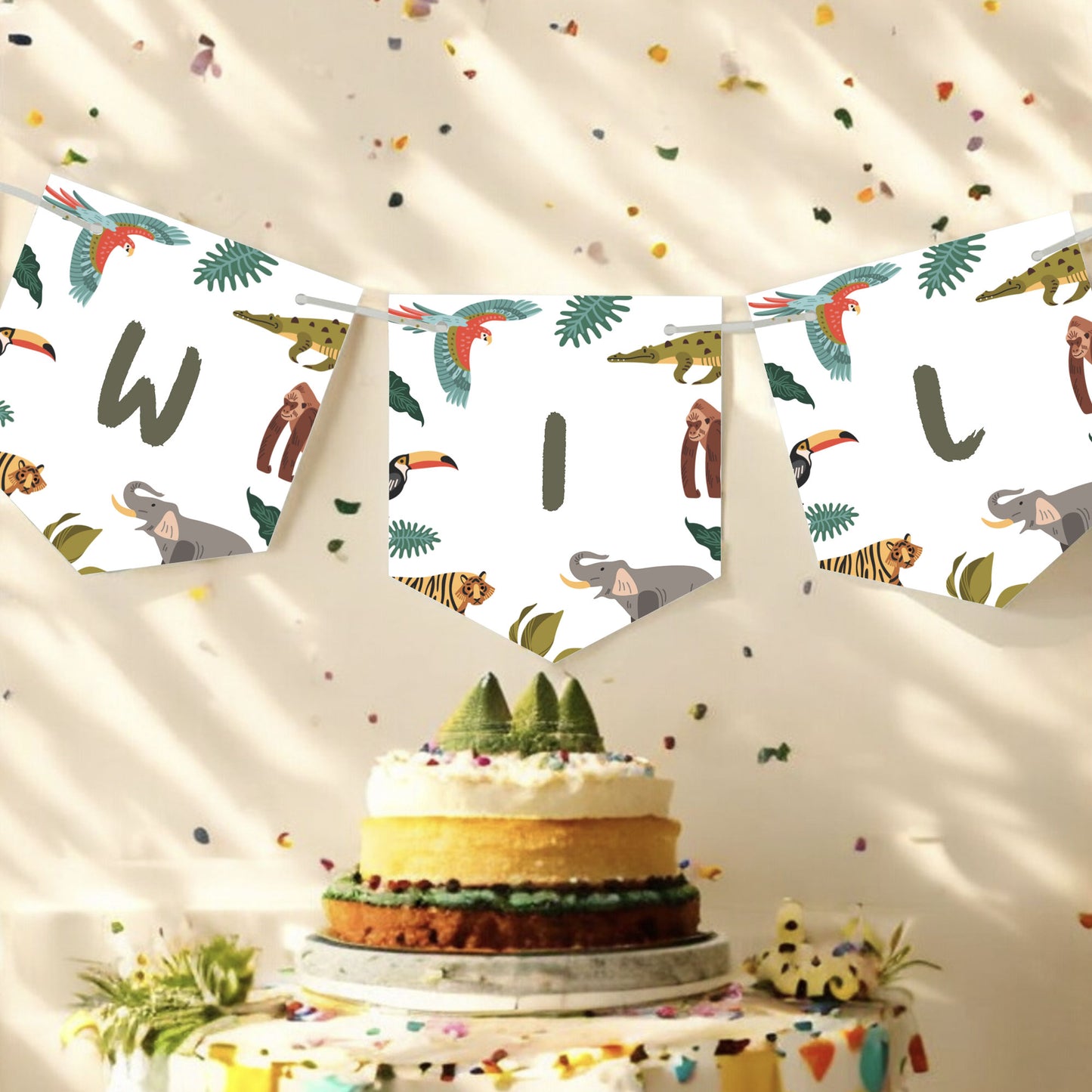 Wild One Baby Shower Invitation & Digital Template Bundle