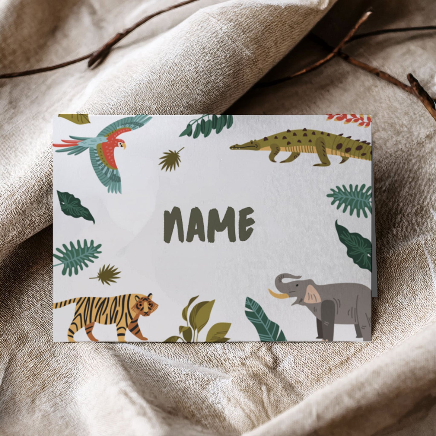 Wild One Baby Shower Invitation & Digital Template Bundle