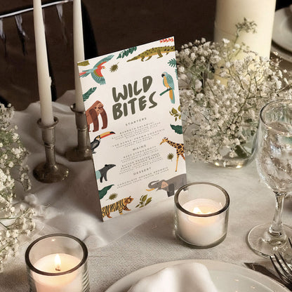 Wild One Baby Shower Invitation & Digital Template Bundle