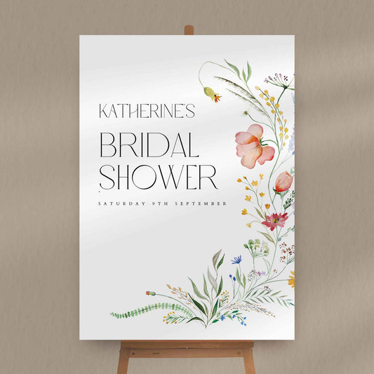 Wildflower Bridal Shower Sign