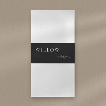 Willow Place Card - Ivy and Gold Wedding Stationery