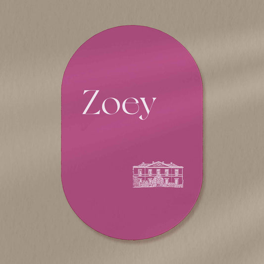 Zoey Place Card