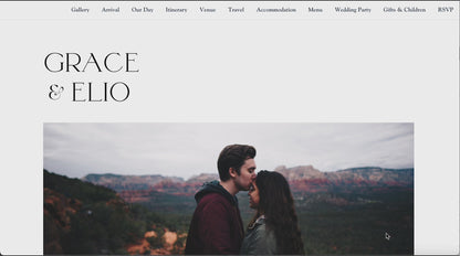 Grace Wedding Website Template